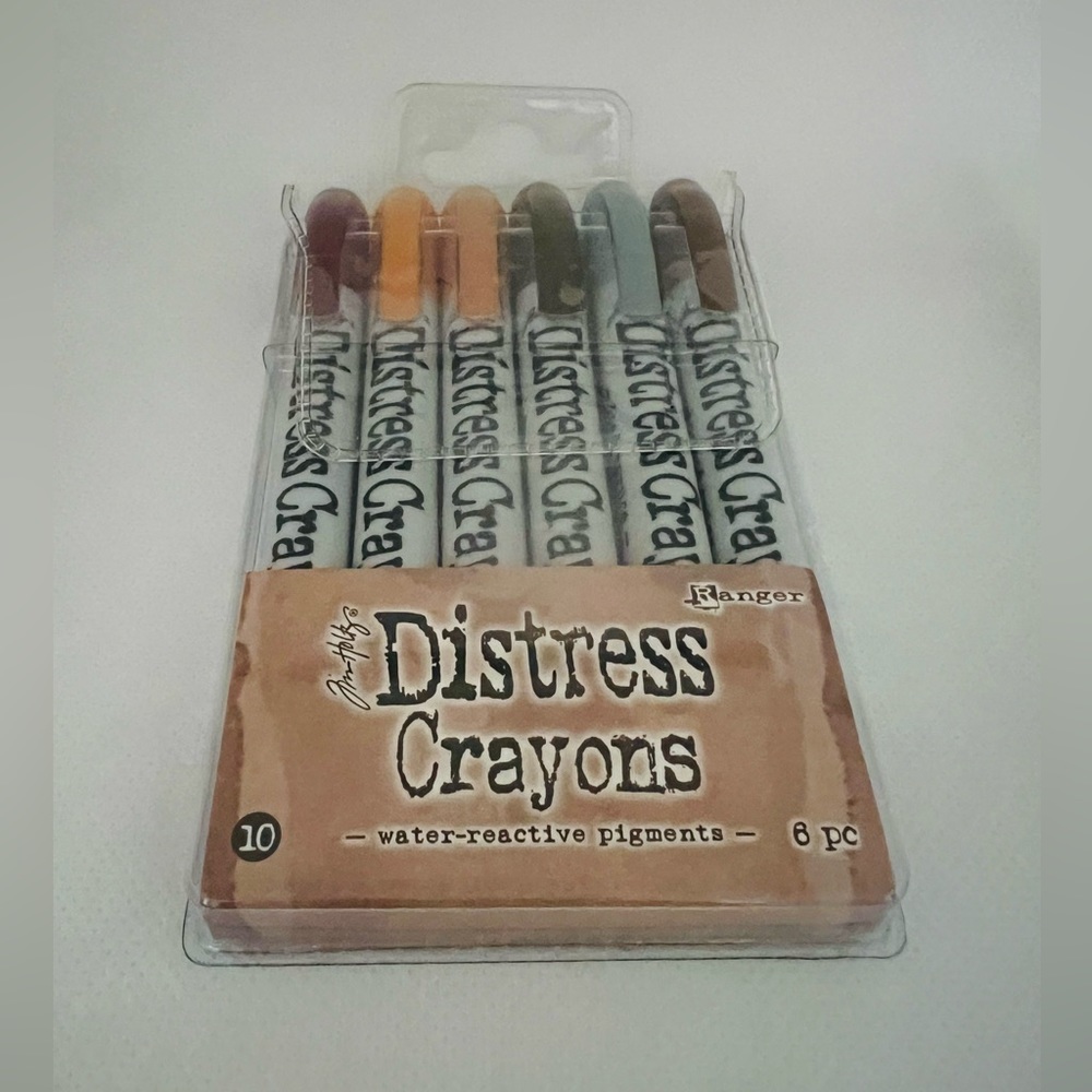 Tim Holtz Ranger Distress Crayons set of 6.
